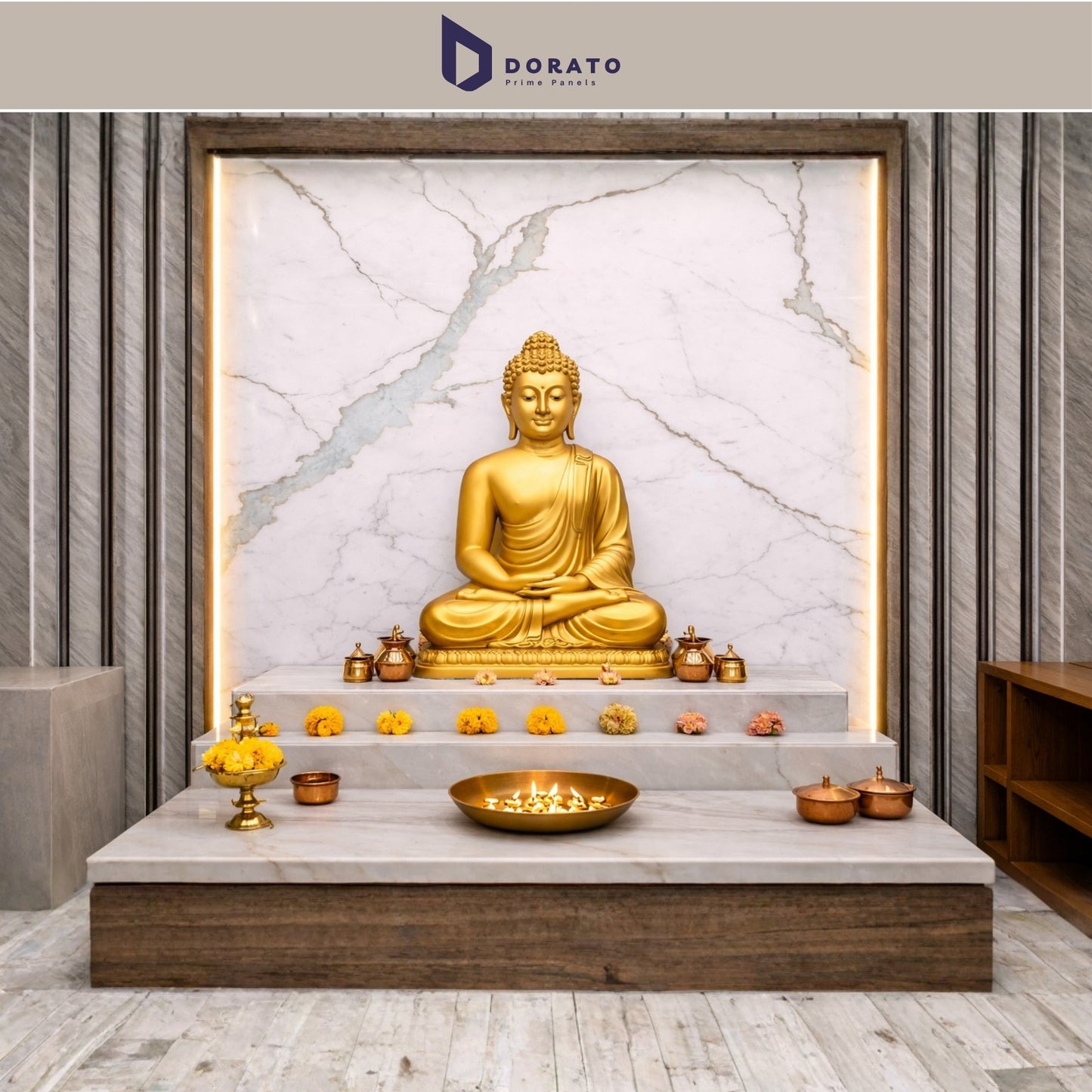 uv 9132 Dorato UV Marble Sheet – Model 9132 | 4ft x 8ft Premium PVC Marble Wall Panel | 3MM Thick Waterproof Interior Panel