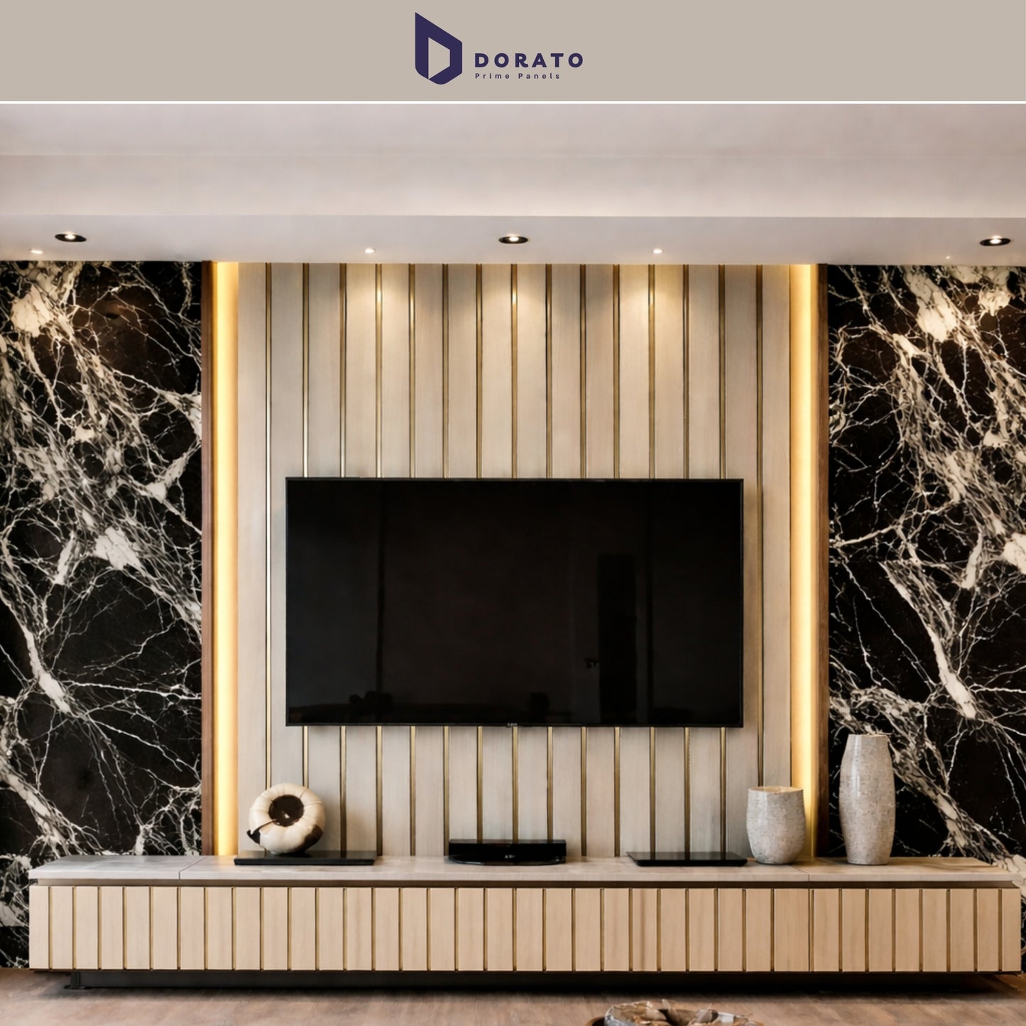 uv 9227 Dorato UV Marble Sheet – Model 9227 | Black Marble Design PVC Wall Panel (4 ft x 8 ft)
