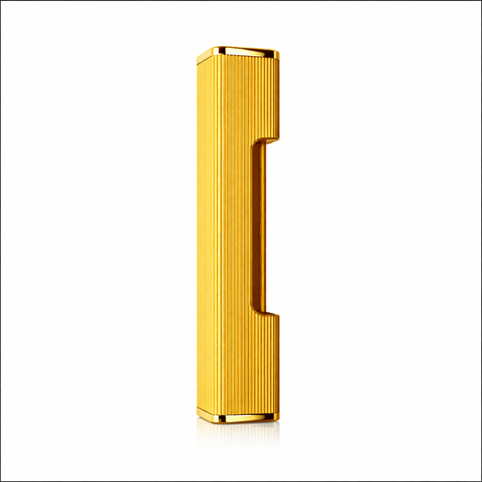Luxury Gold Finish Fluted Door Pull Handle – Premium Modern Cabinet / Main Door Handle