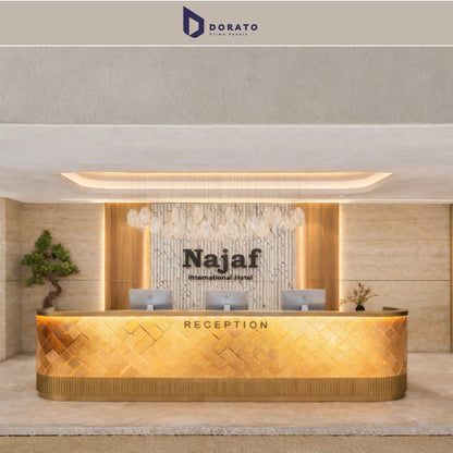 UV 1013 Dorato HL Marble Sheet No. 1013 (H) – Premium Decorative Wall Panel | 3mm Thick | 4ft x 8ft | Waterproof PVC Marble Sheet