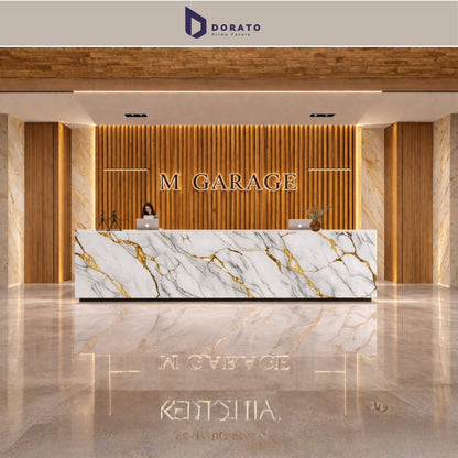 uv 2277 Uv sheet 2277 Dorato DMD Marble Sheet – Model 2277 | Premium Waterproof PVC Wall Panel (4ft x 8ft, 3mm Thickness)