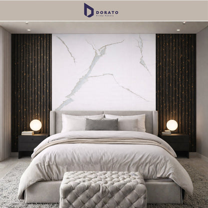 uv 9132 Dorato UV Marble Sheet – Model 9132 | 4ft x 8ft Premium PVC Marble Wall Panel | 3MM Thick Waterproof Interior Panel