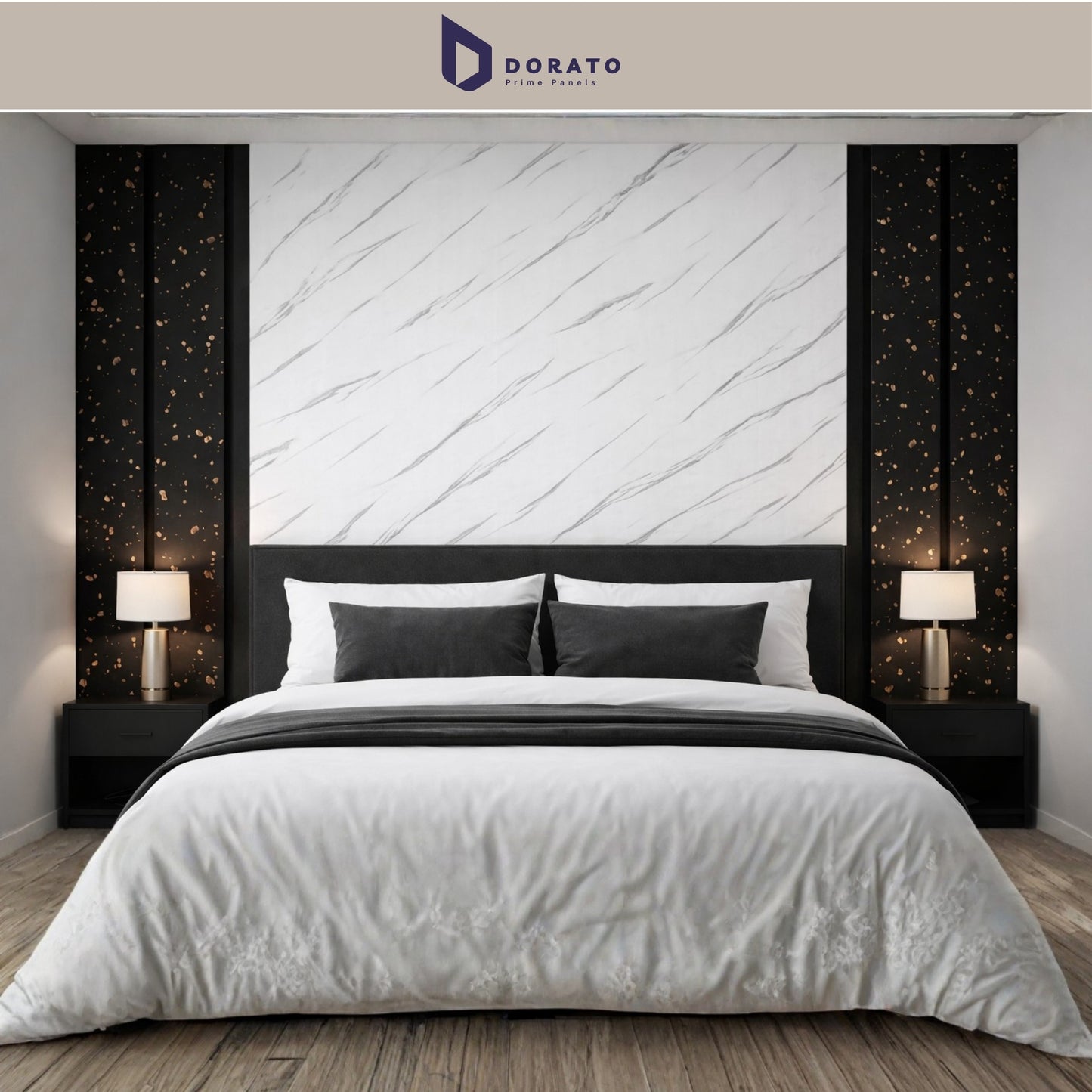 UV A04 SPC A04Dorato SPC Marble Sheet – Model A04 | Waterproof PVC Wall Panel (4 Ft x 8 Ft, 3mm Thickness)