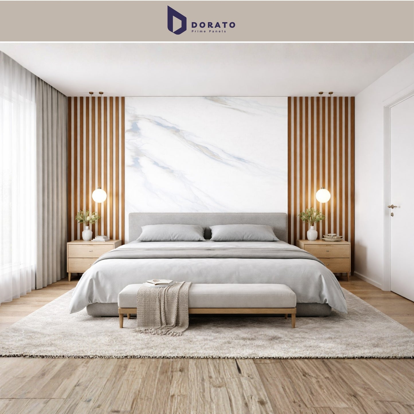 UV 2275 Dorato DMD Marble Sheet (IMP 2275) – 4x8 Ft Premium Waterproof Decorative Wall Panel