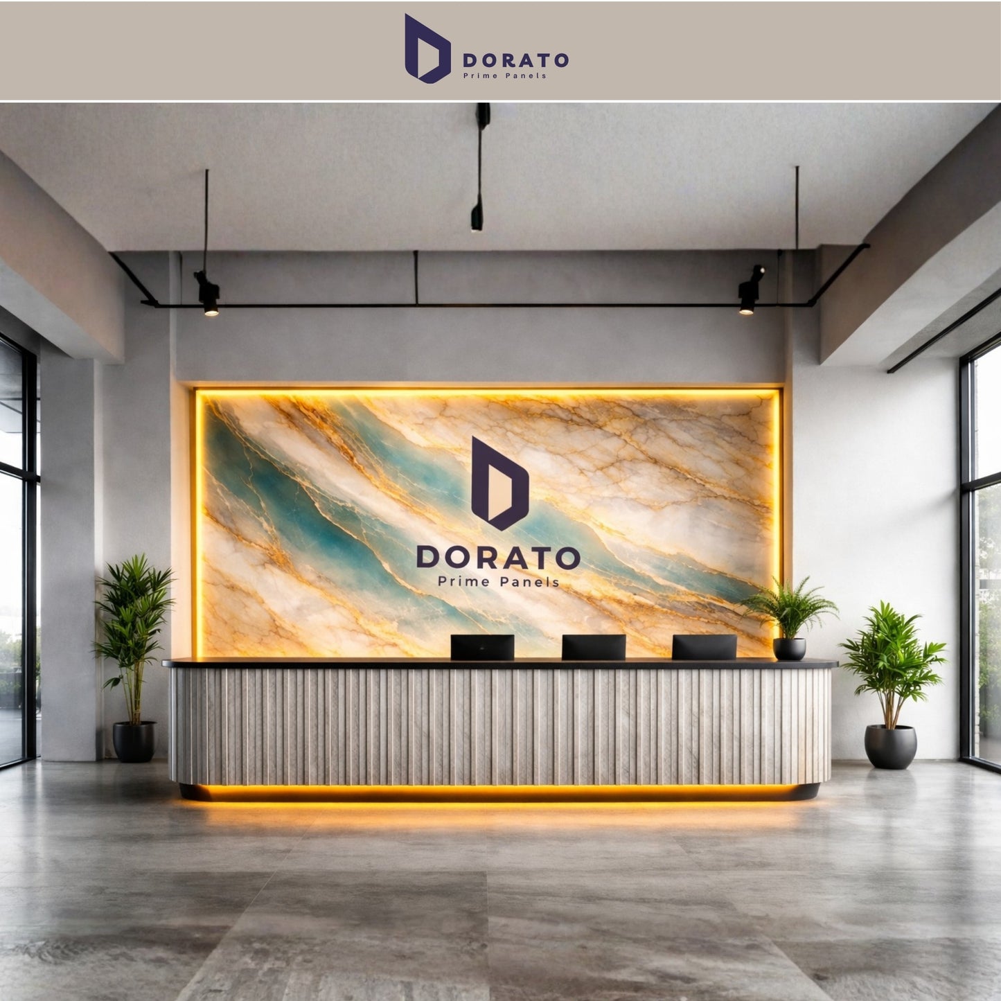 UV 731 Dorato DMD 731 Marble Sheet – 3mm PVC Waterproof Wall Panel (8ft x 4ft) | Premium Marble Design Interior Wall Sheet