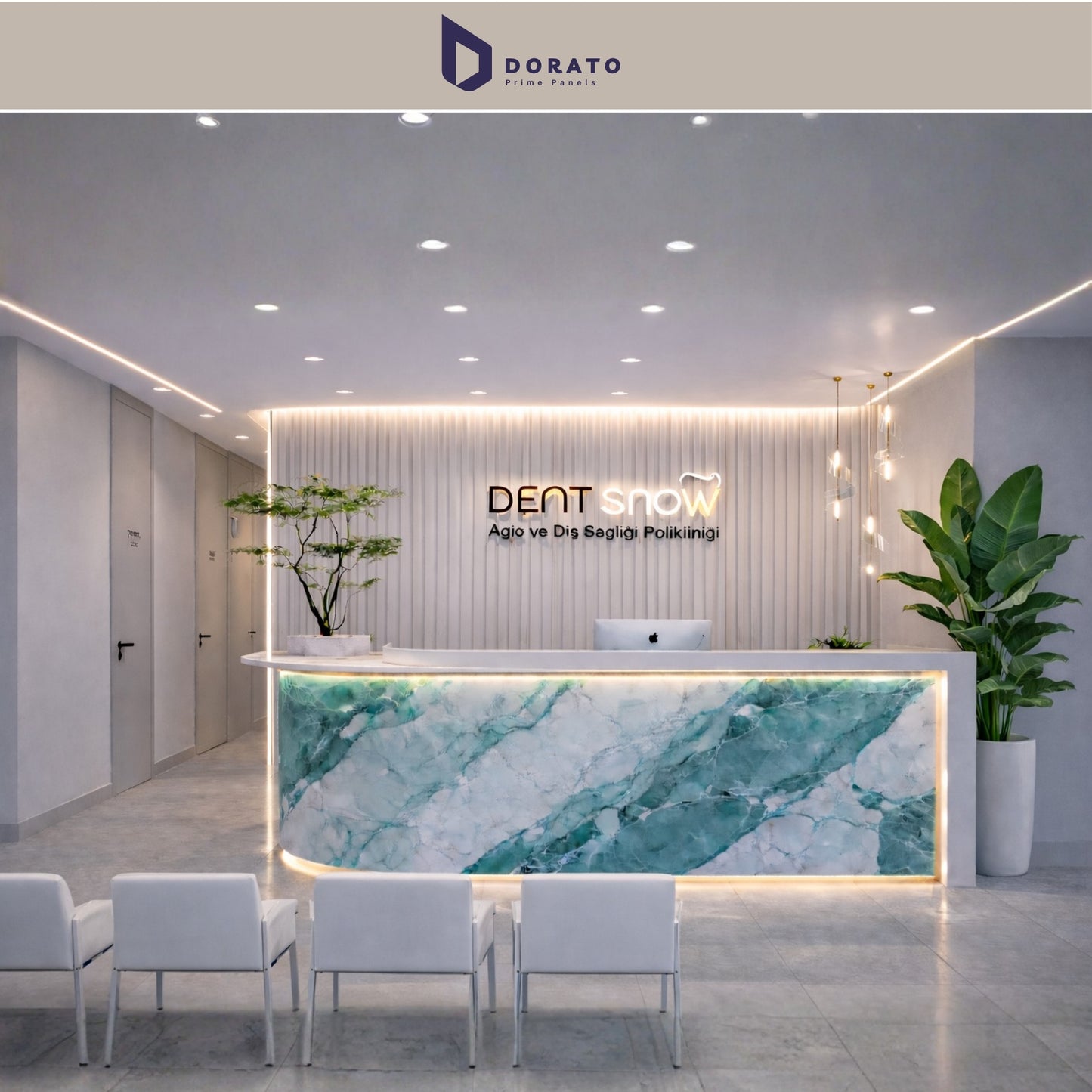 UV 183 Dorato DMD Marble Sheet – Model DMD 183 | Premium Waterproof Wall Panel (4 Ft x 8 Ft | 3mm)