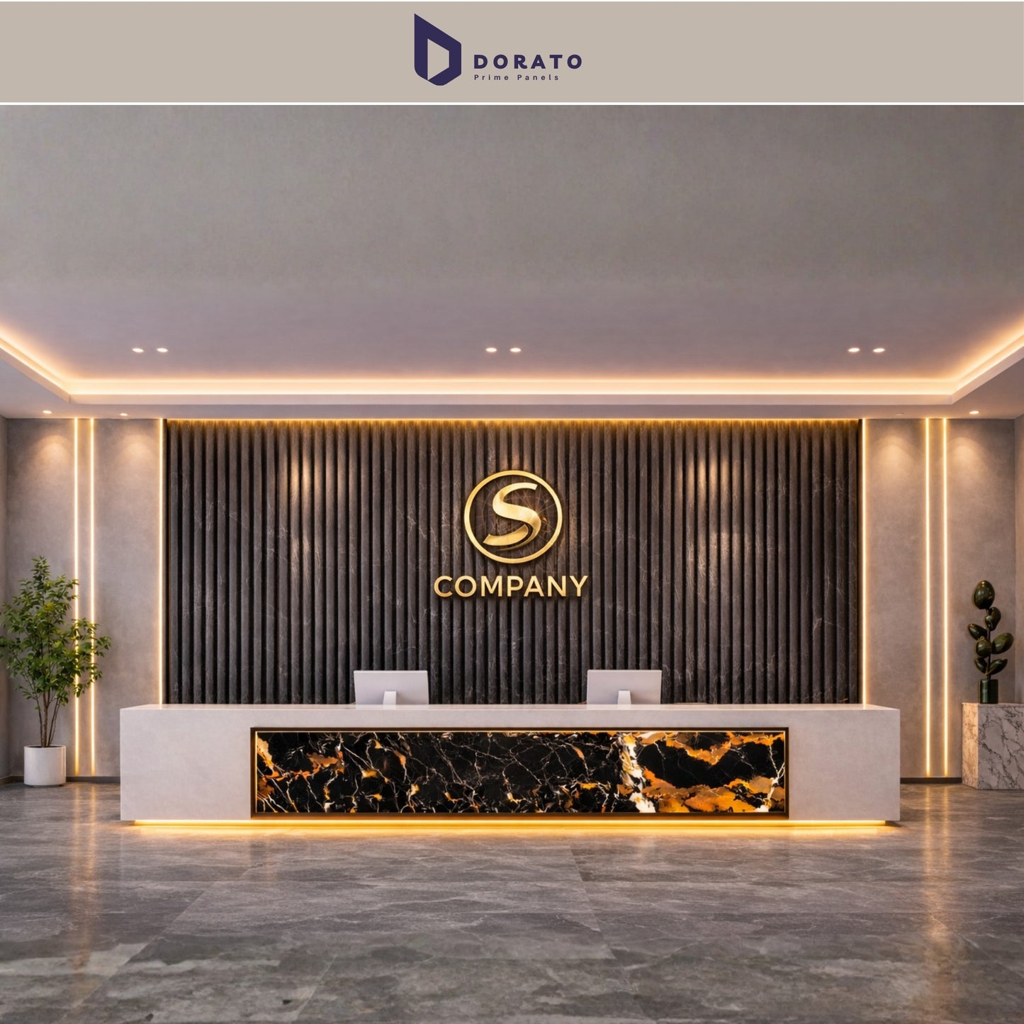 UV 9002 Dorato UV Marble Sheet – Model 9002 | Premium Black & Gold Marble Finish Wall Panel (4ft x 8ft, 3mm)